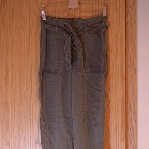 A&F Tie Waist Utility Pants - S